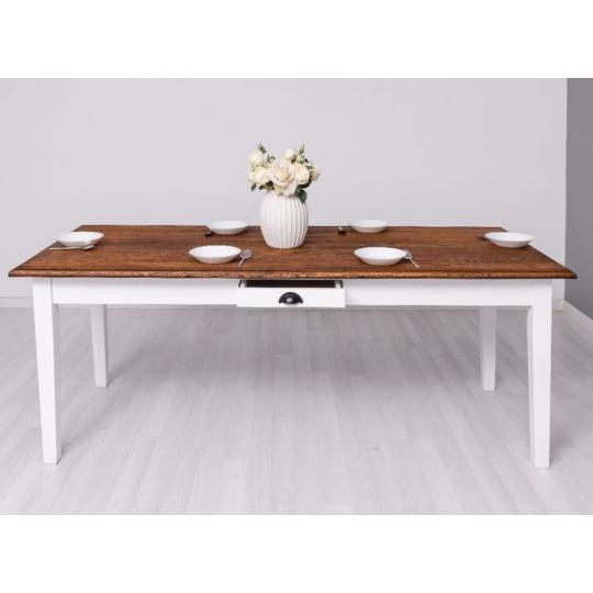 mediterran etkezoasztal tolgy country ruszikus videki asztal etkezo konyha egyedi asztal fiokos paraszthaz butorok vendeghaz regies balaton nyaralo berendezes budapest lakberendezesi bolt.jpg